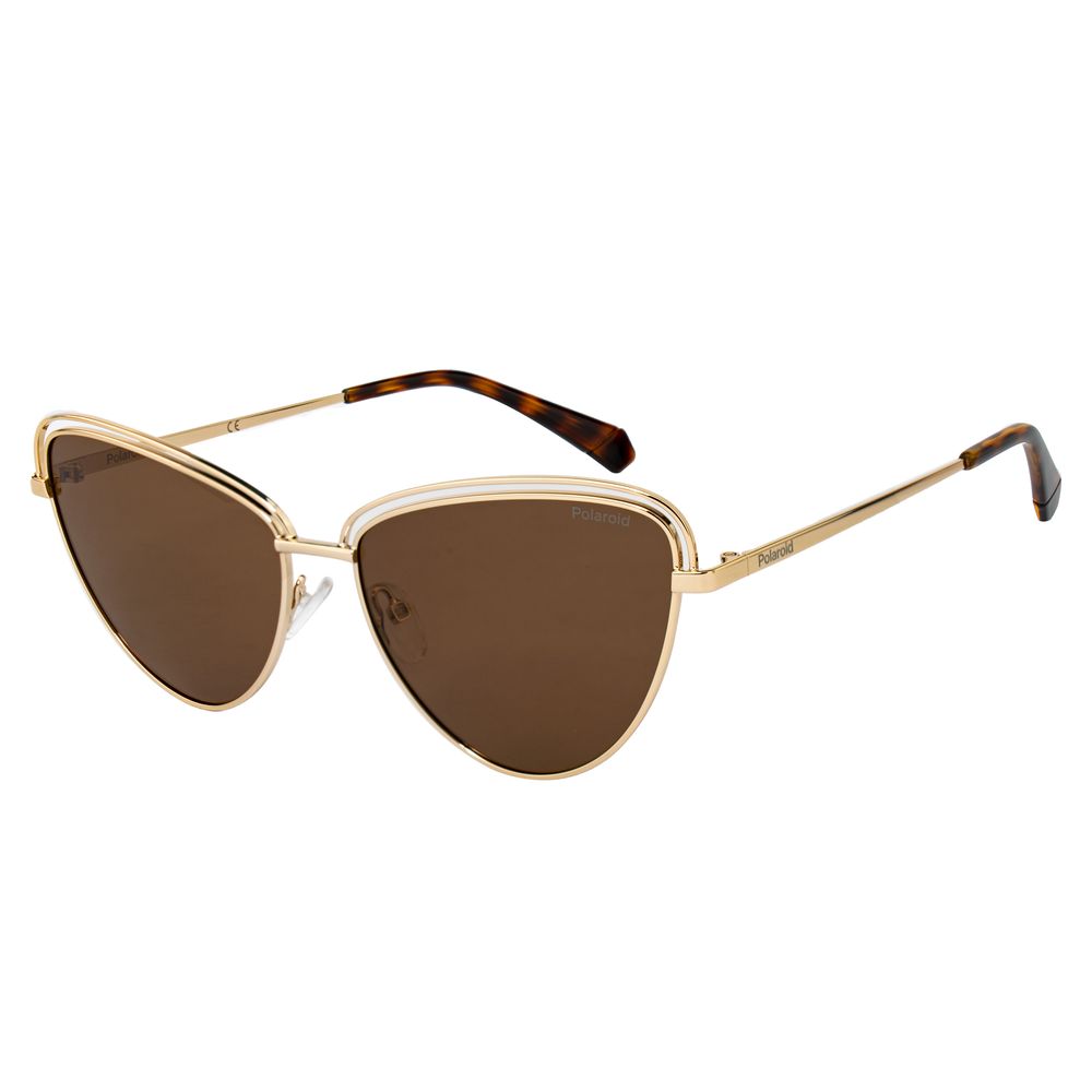 Polaroid Gold Metal Sunglasses LUNESCAPE