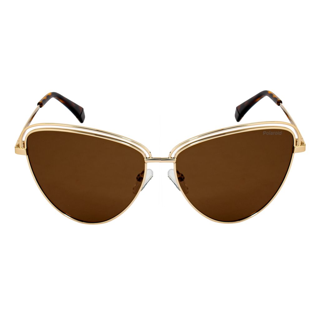 Polaroid Gold Metal Sunglasses LUNESCAPE