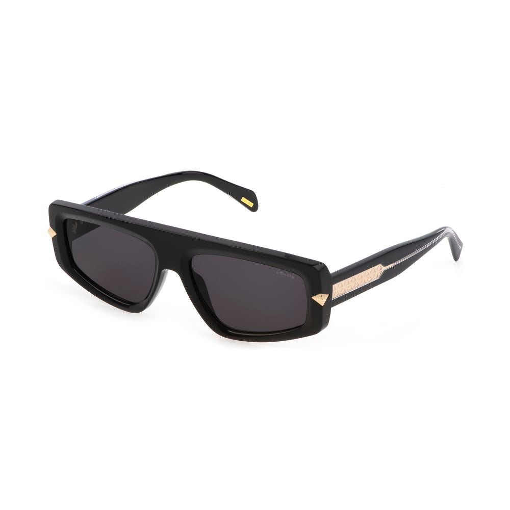 Police Black Acetate Sunglasses LUNESCAPE