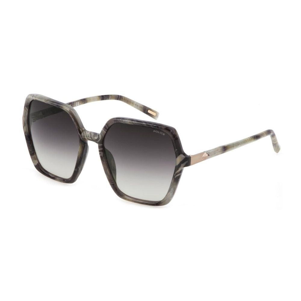 Police Gray Acetate Sunglasses LUNESCAPE