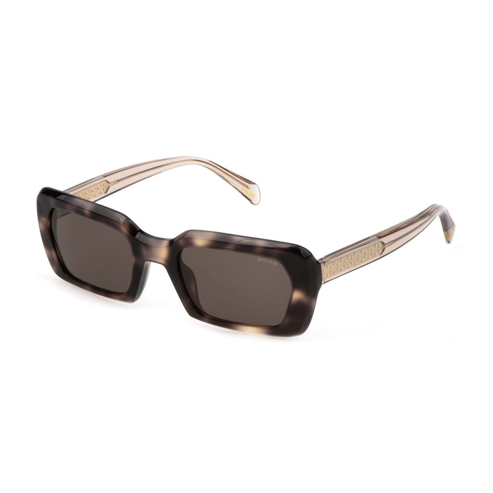 Police Brown Acetate Sunglasses LUNESCAPE