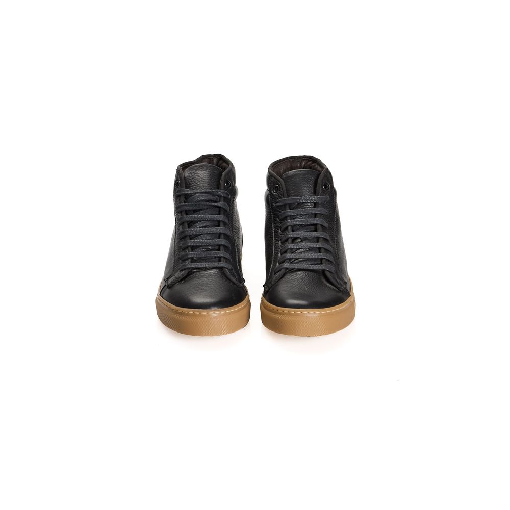 Roberto Pepe Luxury Black Calfskin Men Sneaker LUNESCAPE