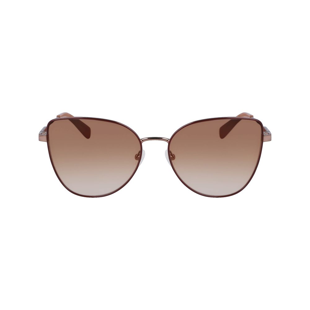 Longchamp Gold Metal Sunglasses LUNESCAPE