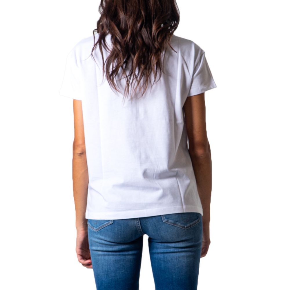 Armani Exchange White Cotton Tops & T-Shirt LUNESCAPE