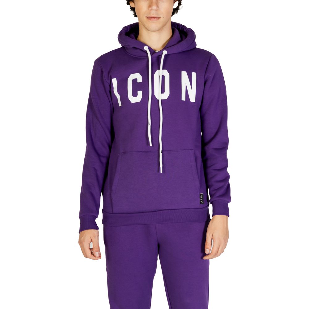 Icon Purple Cotton Hoody LUNESCAPE
