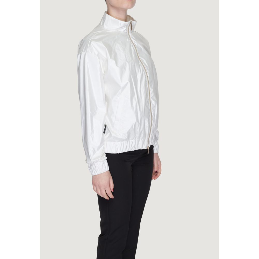 Suns White Polyester Shell Jacket