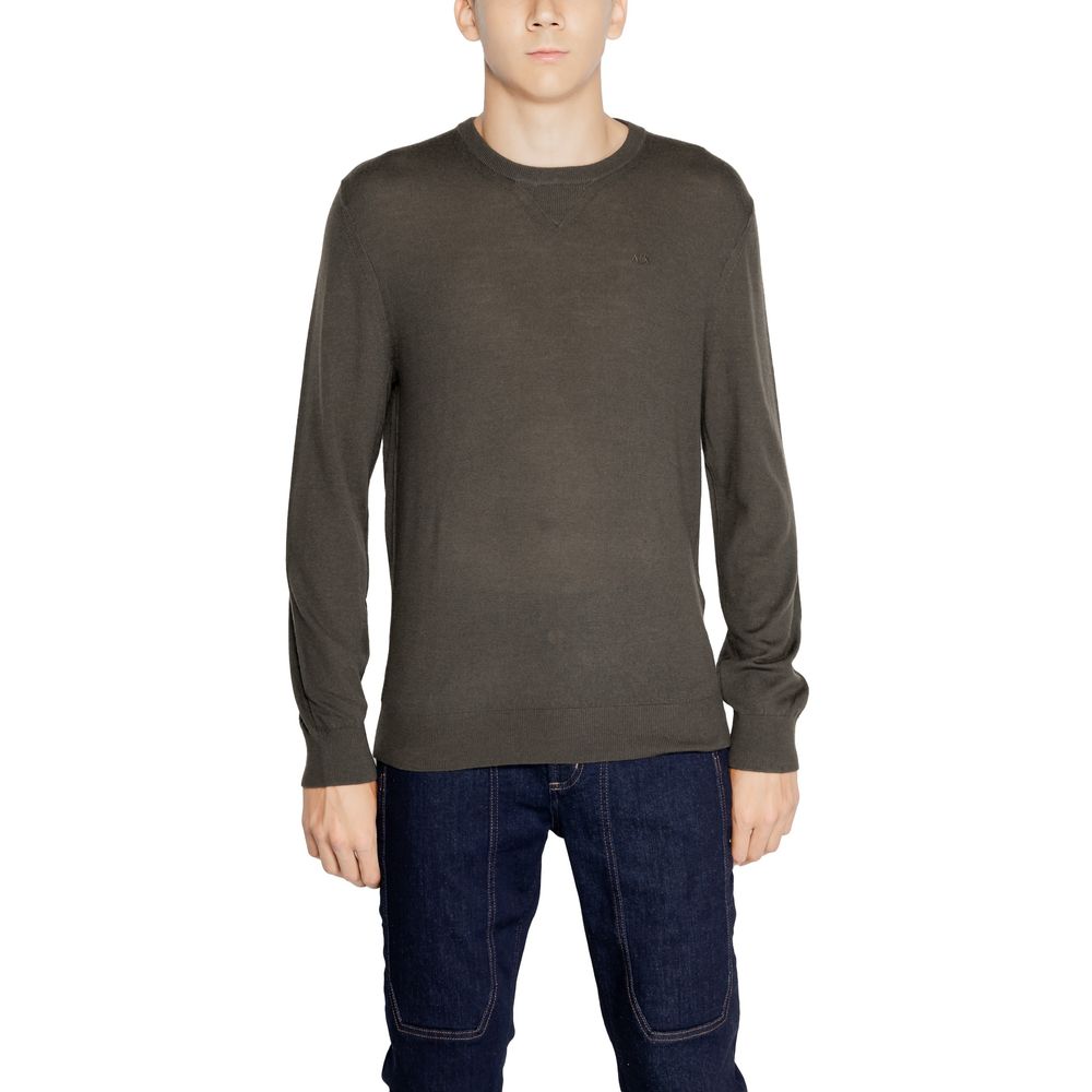 Armani Exchange Green Wool Sweater LUNESCAPE