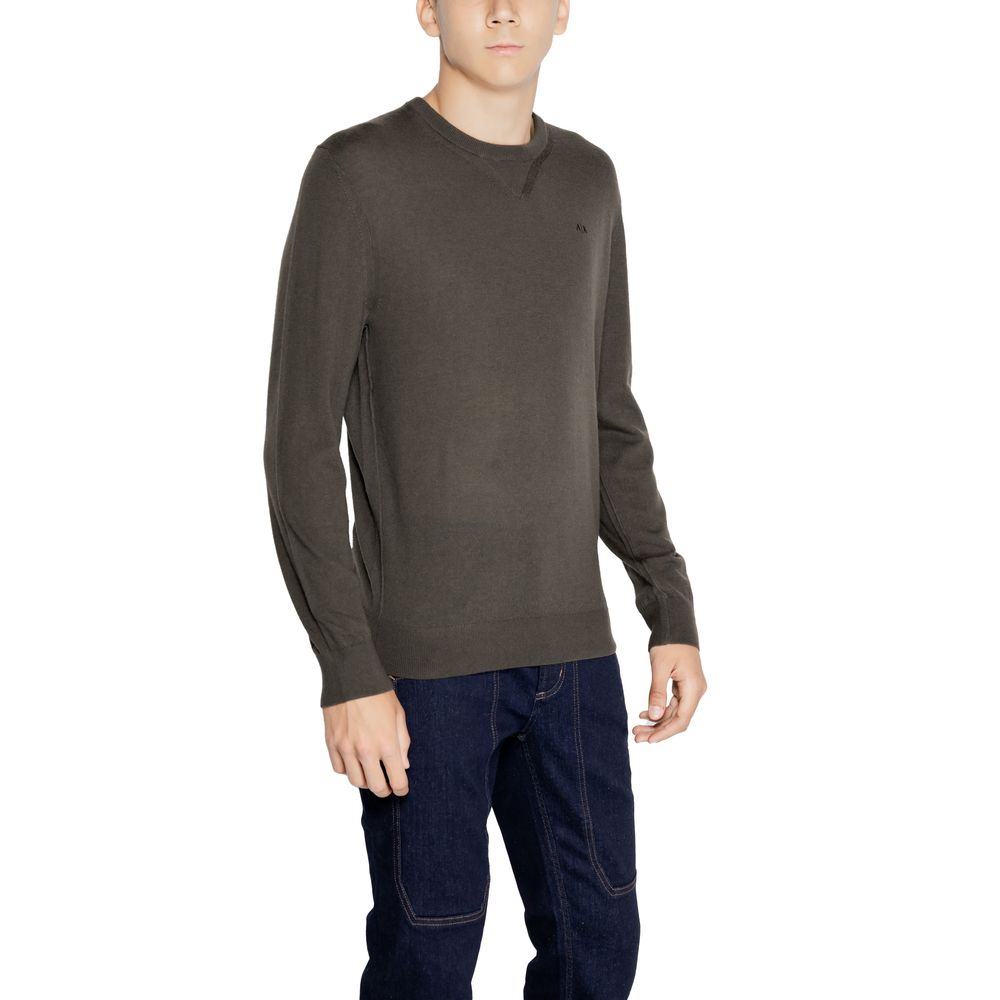 Armani Exchange Green Wool Sweater LUNESCAPE