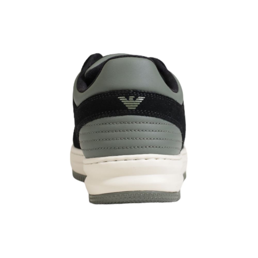 EA7 Emporio Armani Green Polyester Sneaker LUNESCAPE