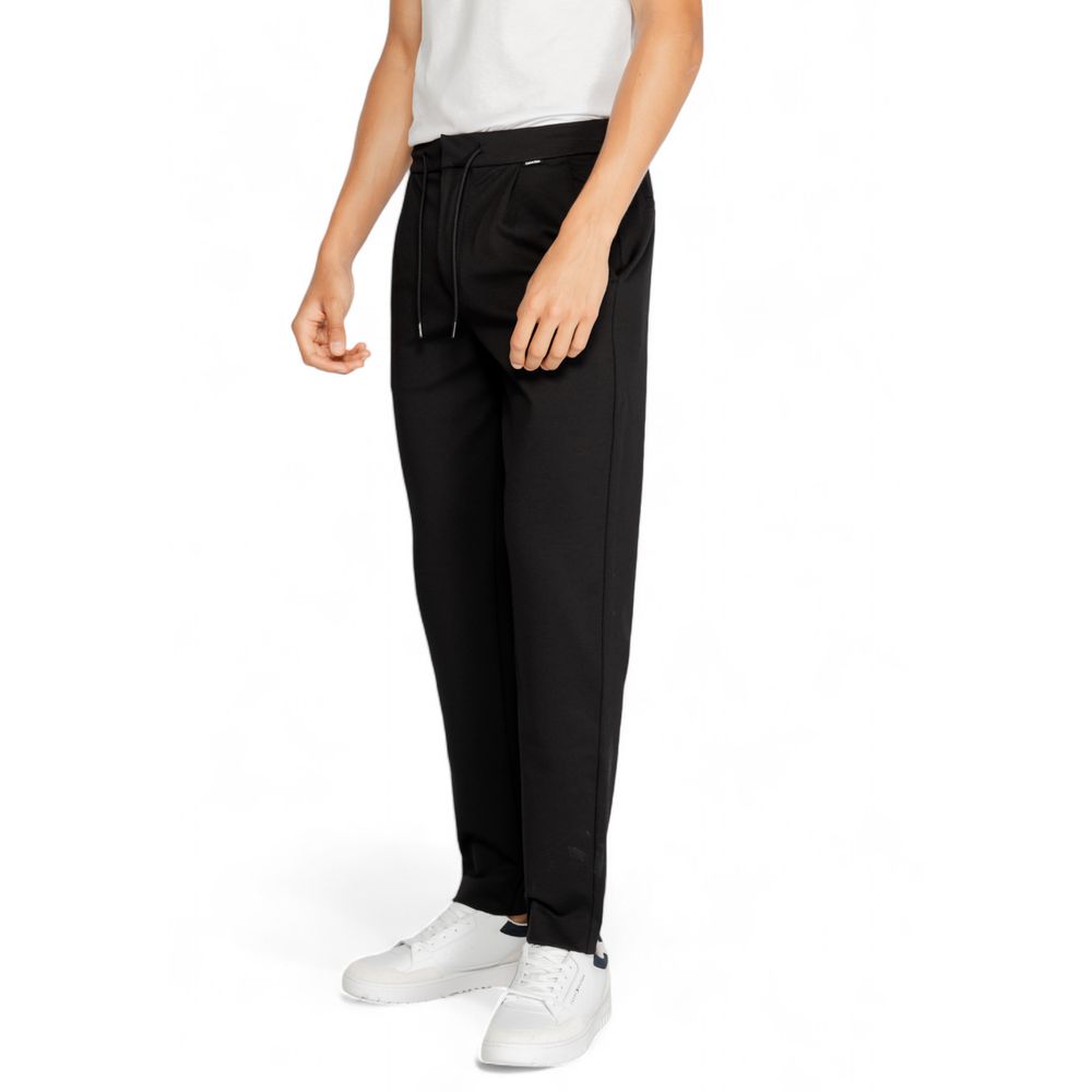 Calvin Klein Black Recycled Polyester Pant LUNESCAPE