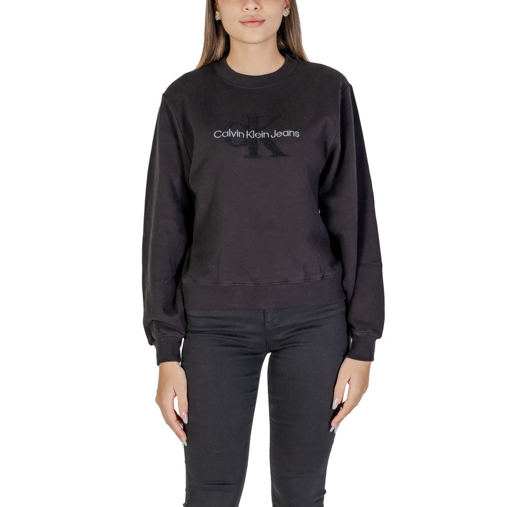 Calvin Klein Jeans Black Cotton Sweater LUNESCAPE