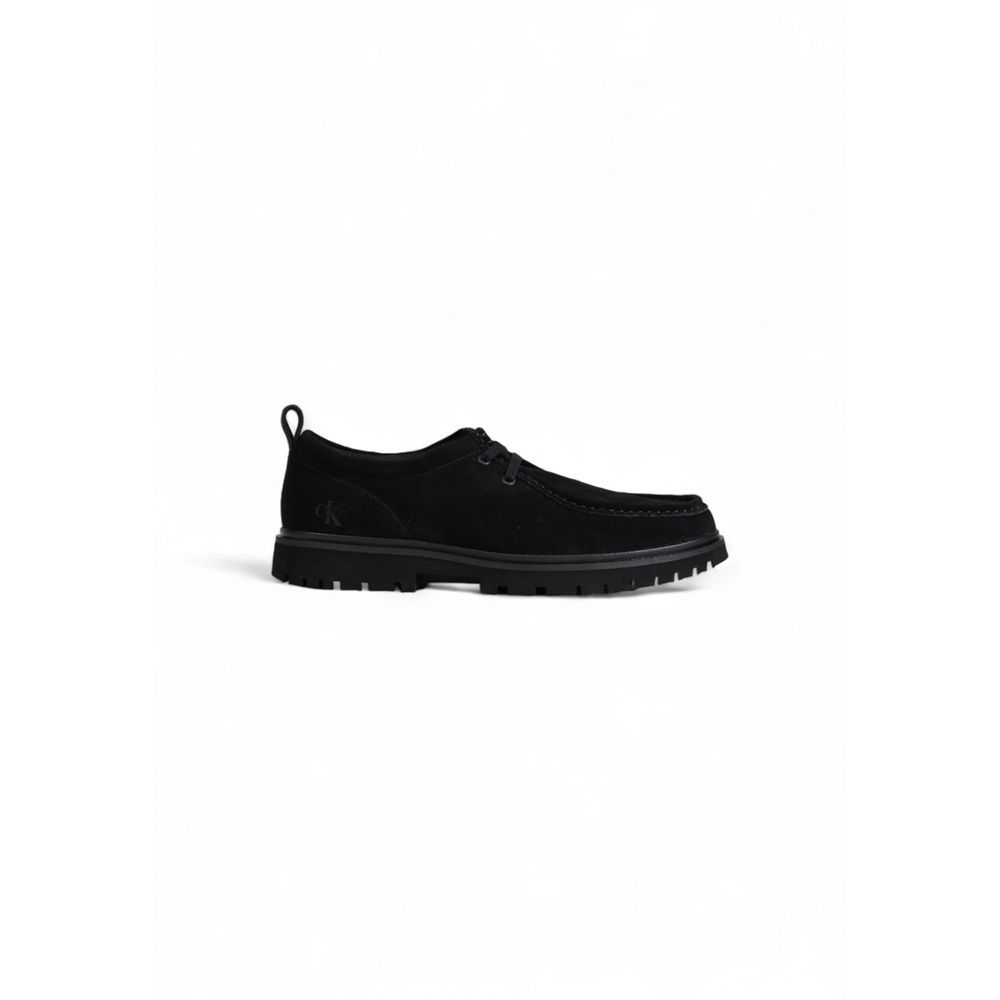 Calvin Klein Jeans Black Suede Leather Oxfords And Derby LUNESCAPE
