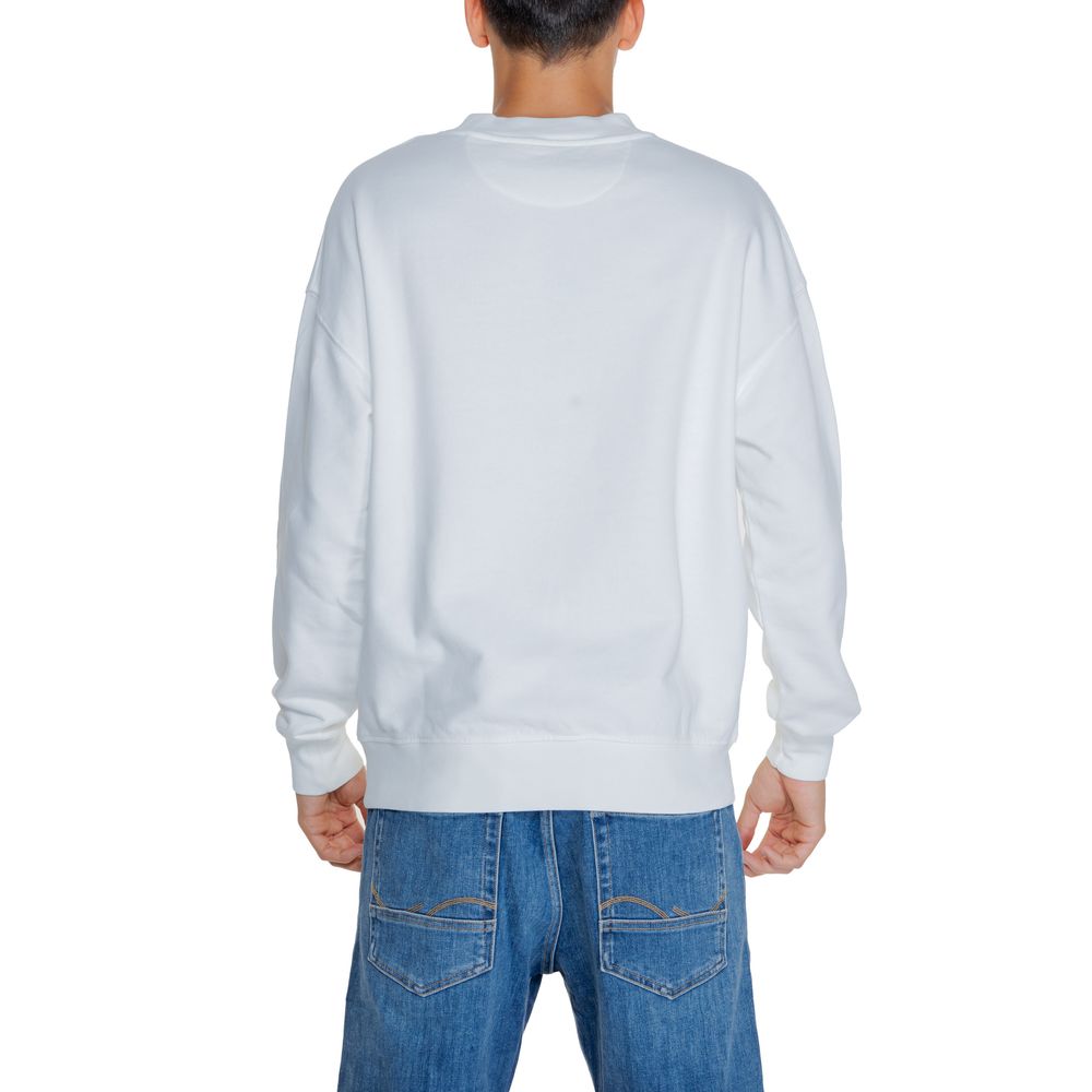 Replay White Cotton Sweatshirt LUNESCAPE