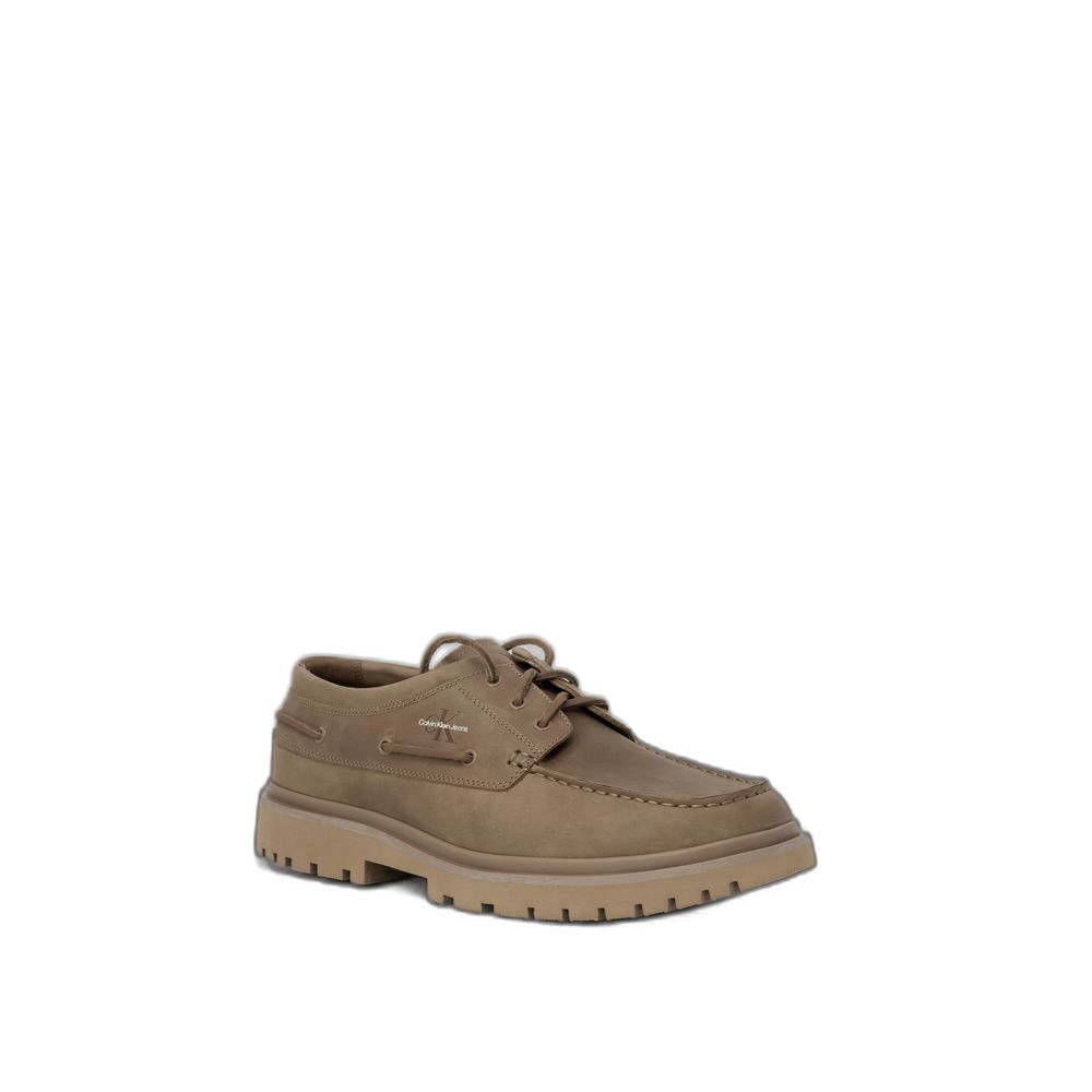 Calvin Klein Jeans Brown Leather Oxfords And Derby LUNESCAPE