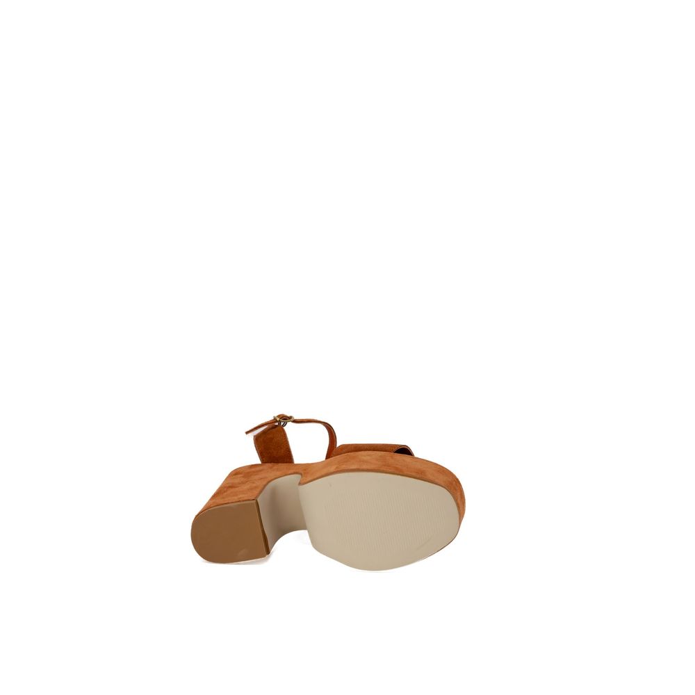 Guess Brown Suede Leather High Heel Pumps