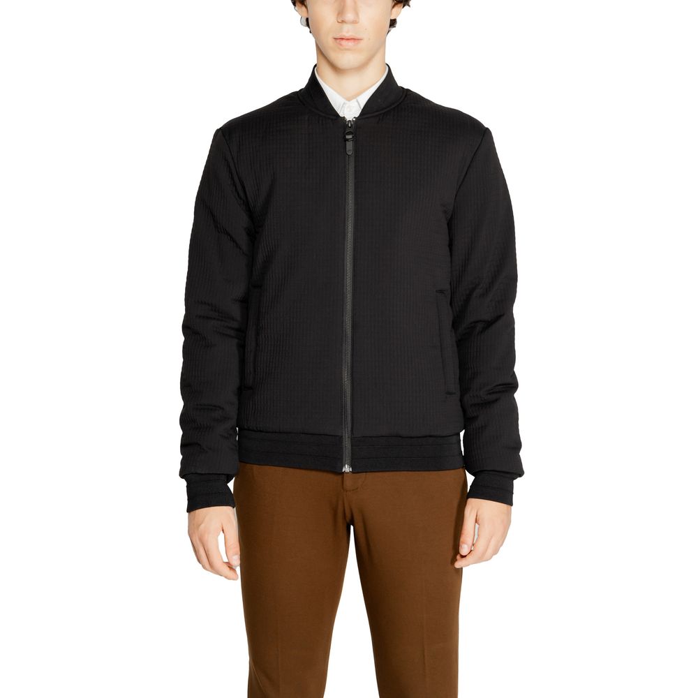 Antony Morato Black Polyester Jackets & Coat LUNESCAPE