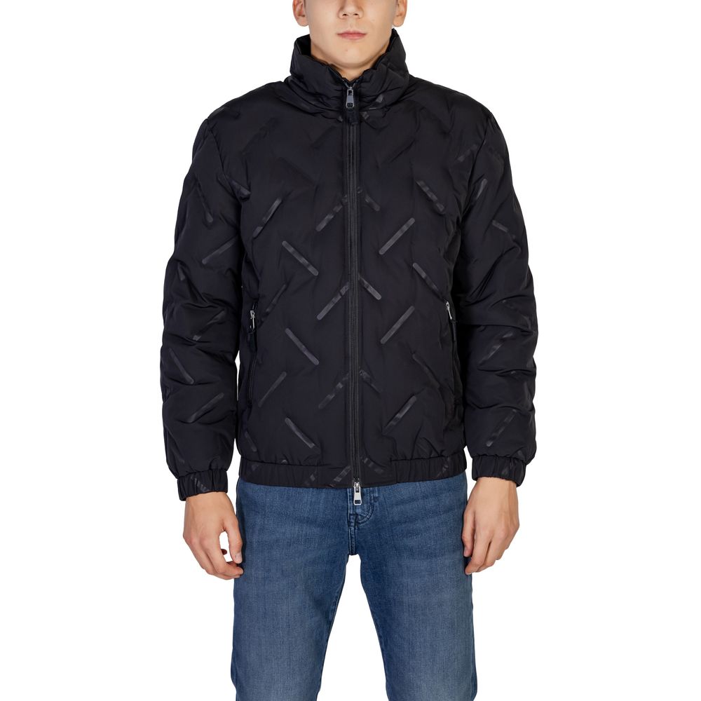 Antony Morato Black Polyester Jackets & Coat LUNESCAPE