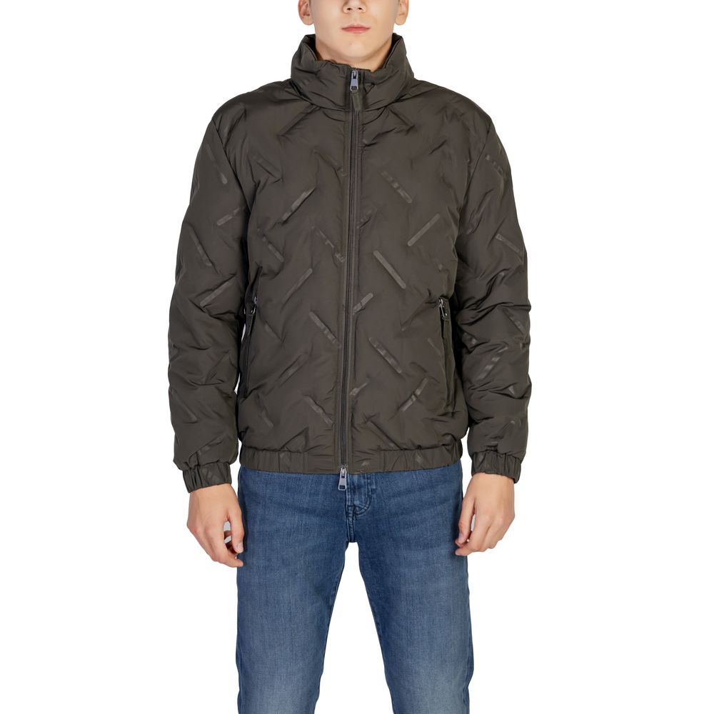 Antony Morato Green Polyester Jackets & Coat LUNESCAPE
