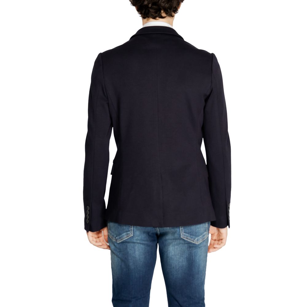 Antony Morato Blue Viscose Blazer LUNESCAPE