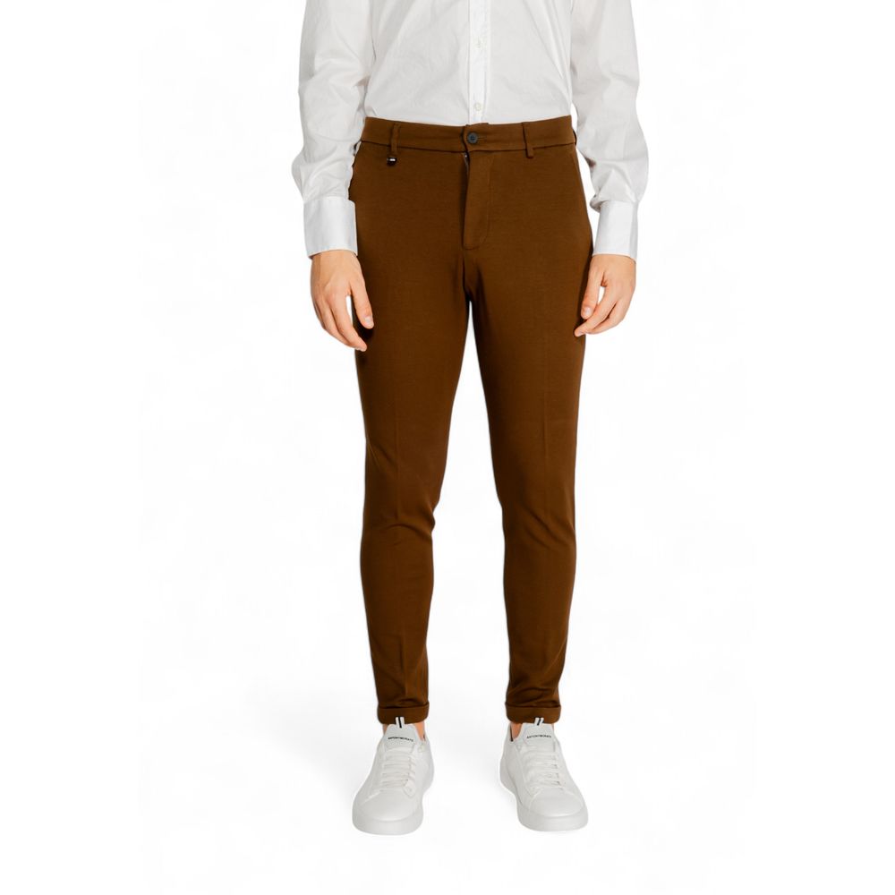 Antony Morato Brown Viscose Pant LUNESCAPE
