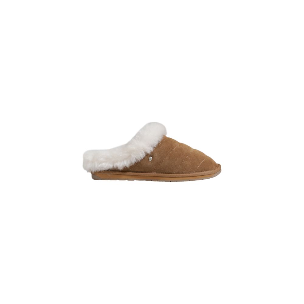 EMU Australia Brown Suede Leather Slippers