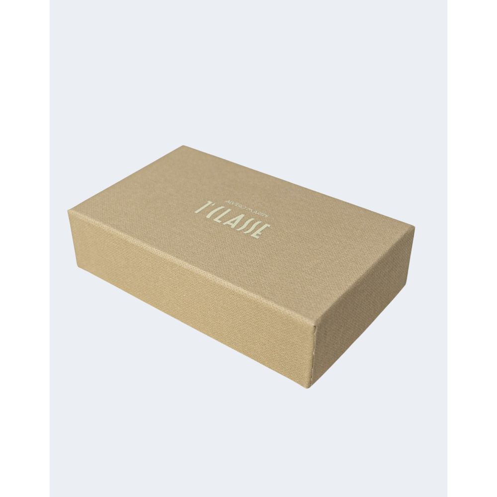 Alviero Martini Prima Classe Beige Leather Keychain LUNESCAPE