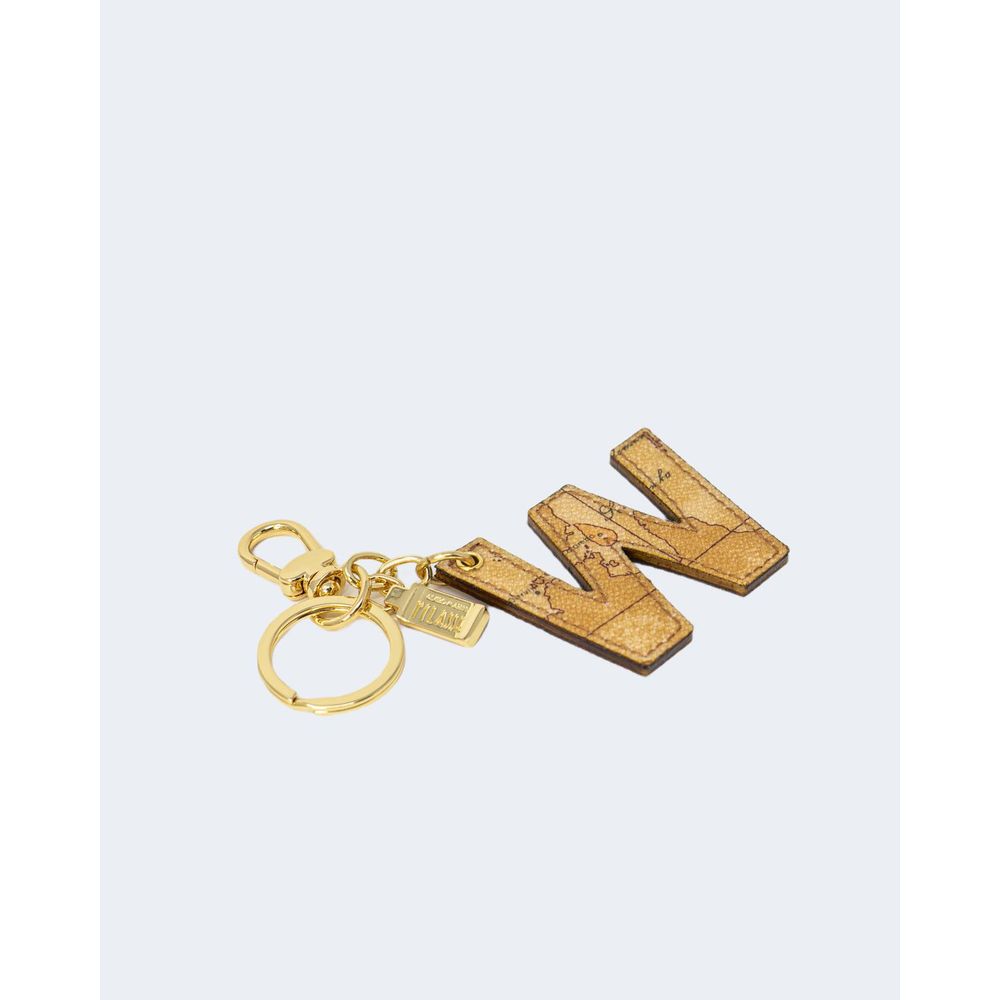 Alviero Martini Prima Classe Beige Leather Keychain LUNESCAPE