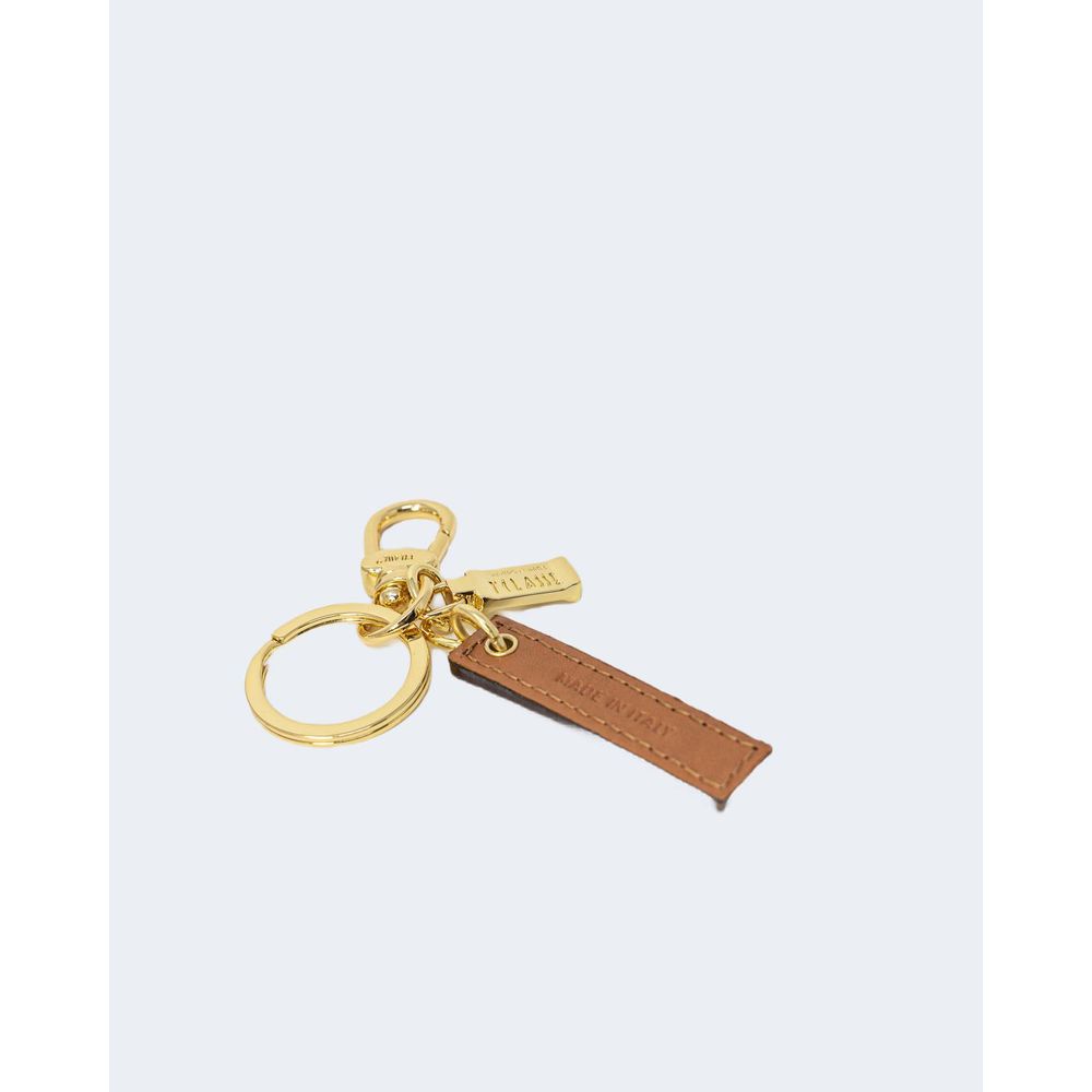 Alviero Martini Prima Classe Beige Leather Keychain LUNESCAPE