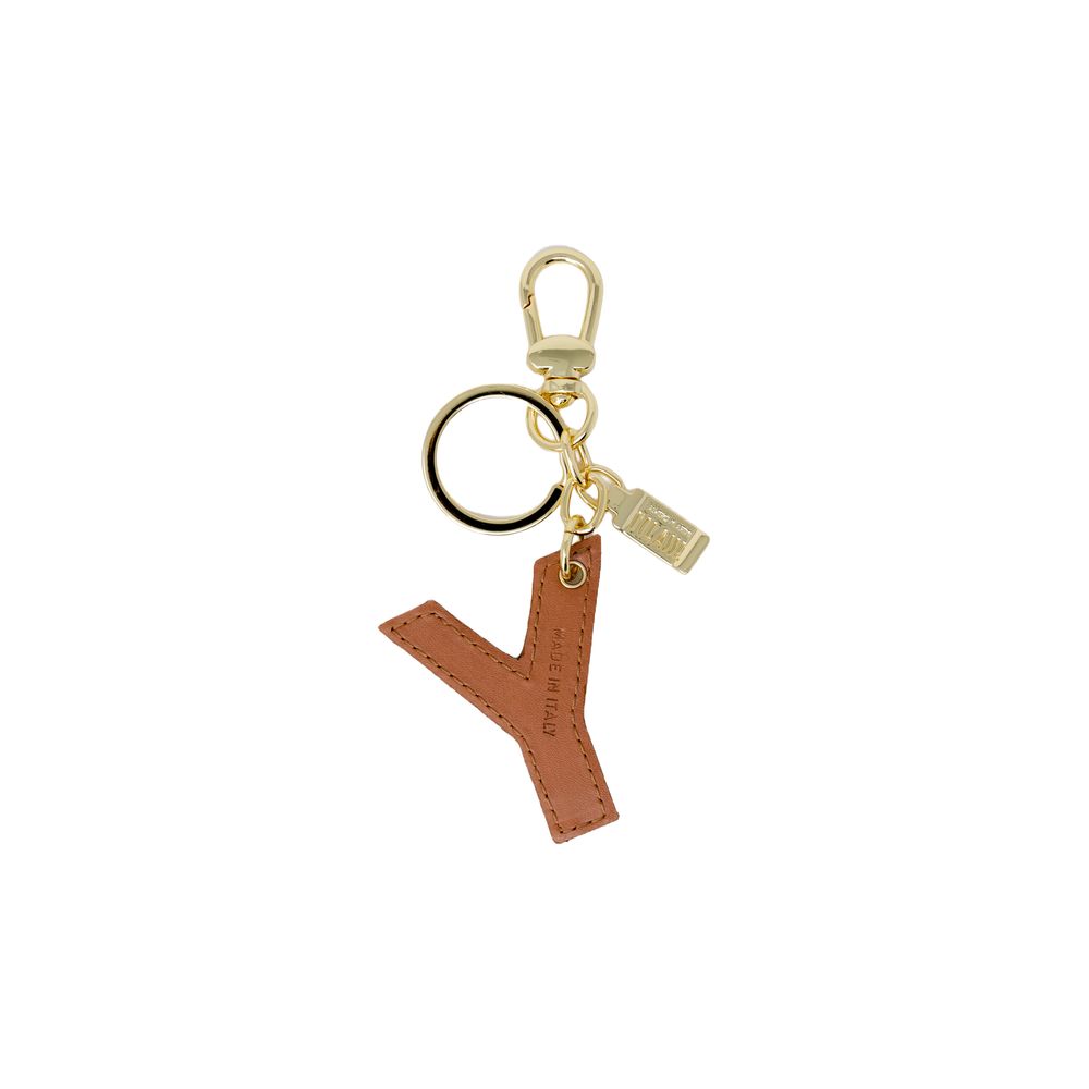 Alviero Martini Prima Classe Beige Artificial Leather Keychain LUNESCAPE