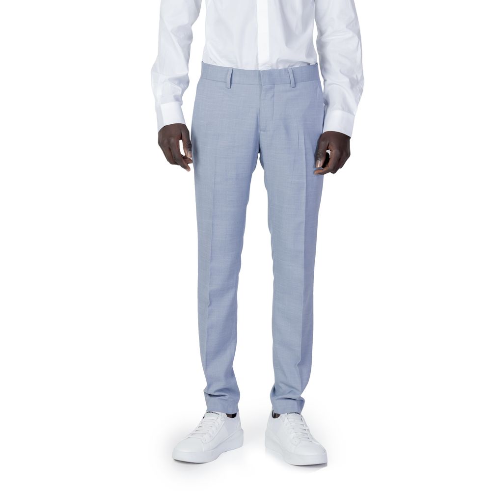 Antony Morato Blue Polyester Pant LUNESCAPE