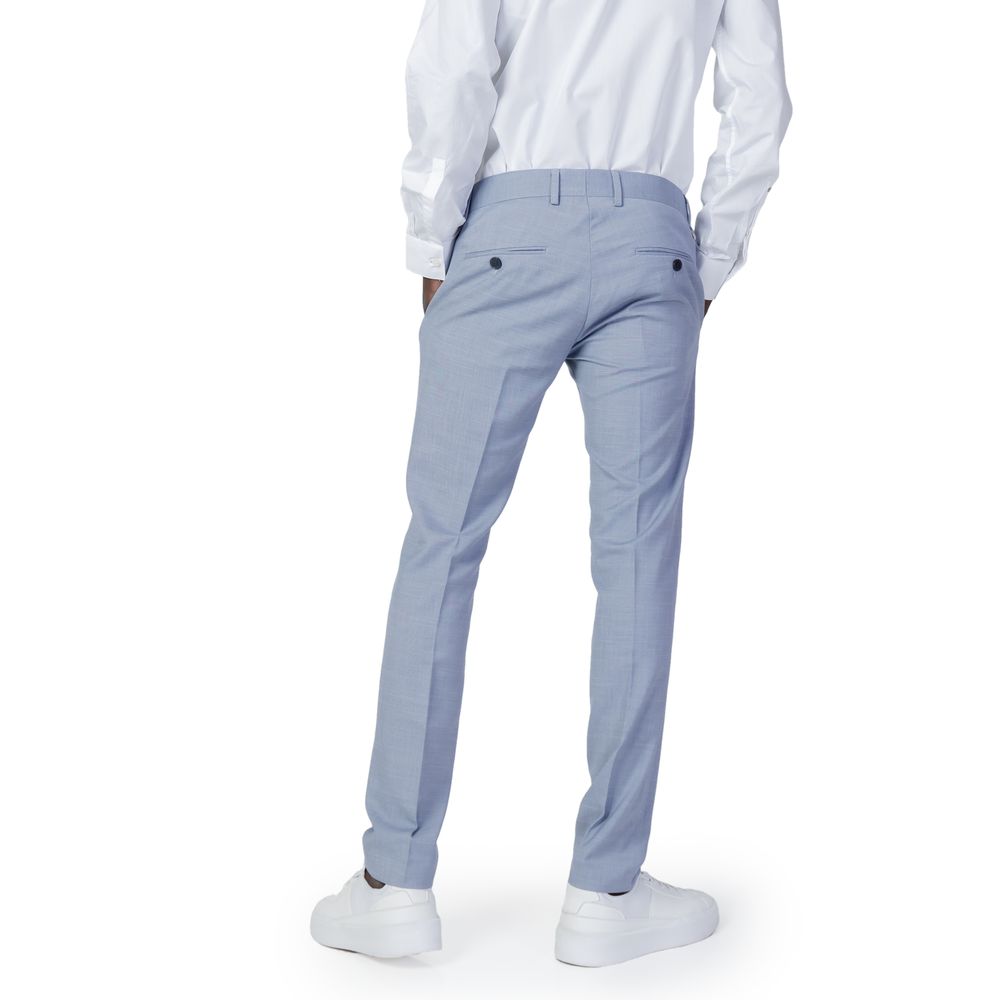 Antony Morato Blue Polyester Pant LUNESCAPE