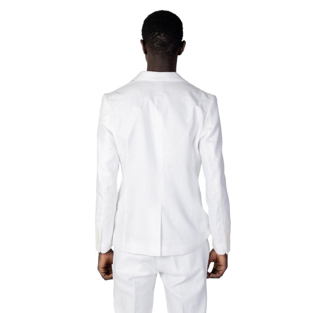 Antony Morato White Linen Blazer LUNESCAPE