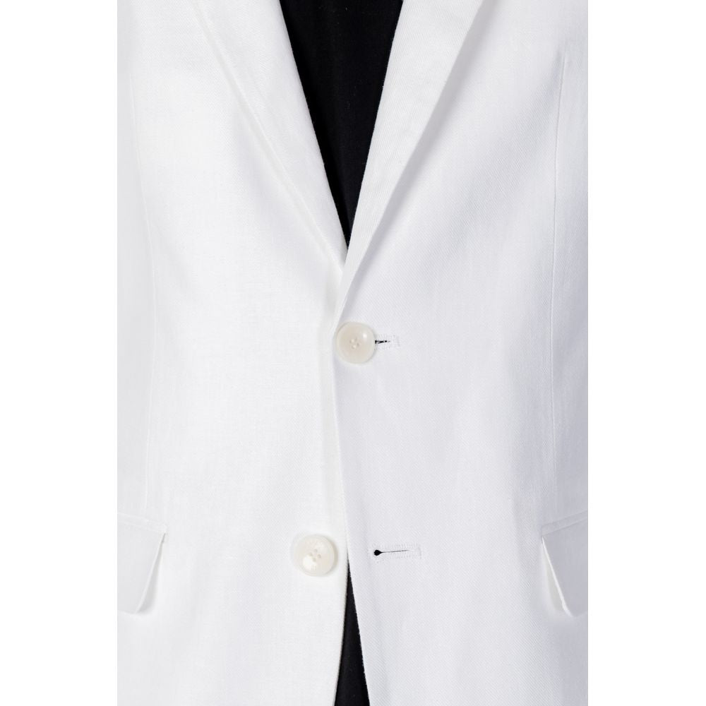 Antony Morato White Linen Blazer LUNESCAPE