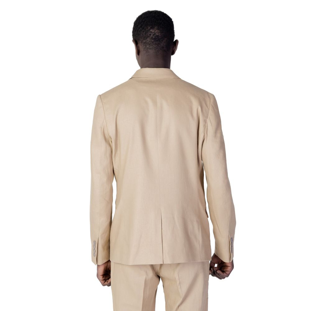 Antony Morato Beige Linen Blazer LUNESCAPE