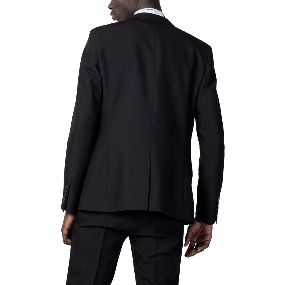 Antony Morato Black Polyester Blazer LUNESCAPE