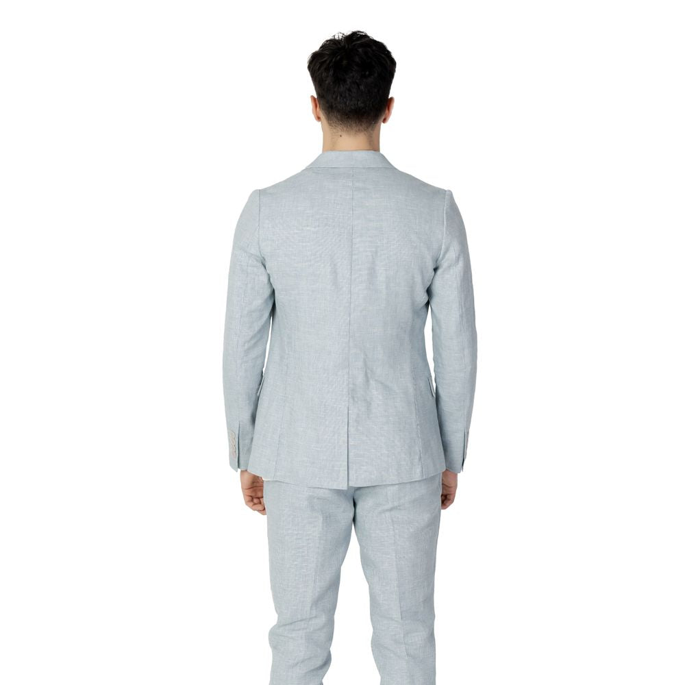 Antony Morato Green Linen Blazer LUNESCAPE