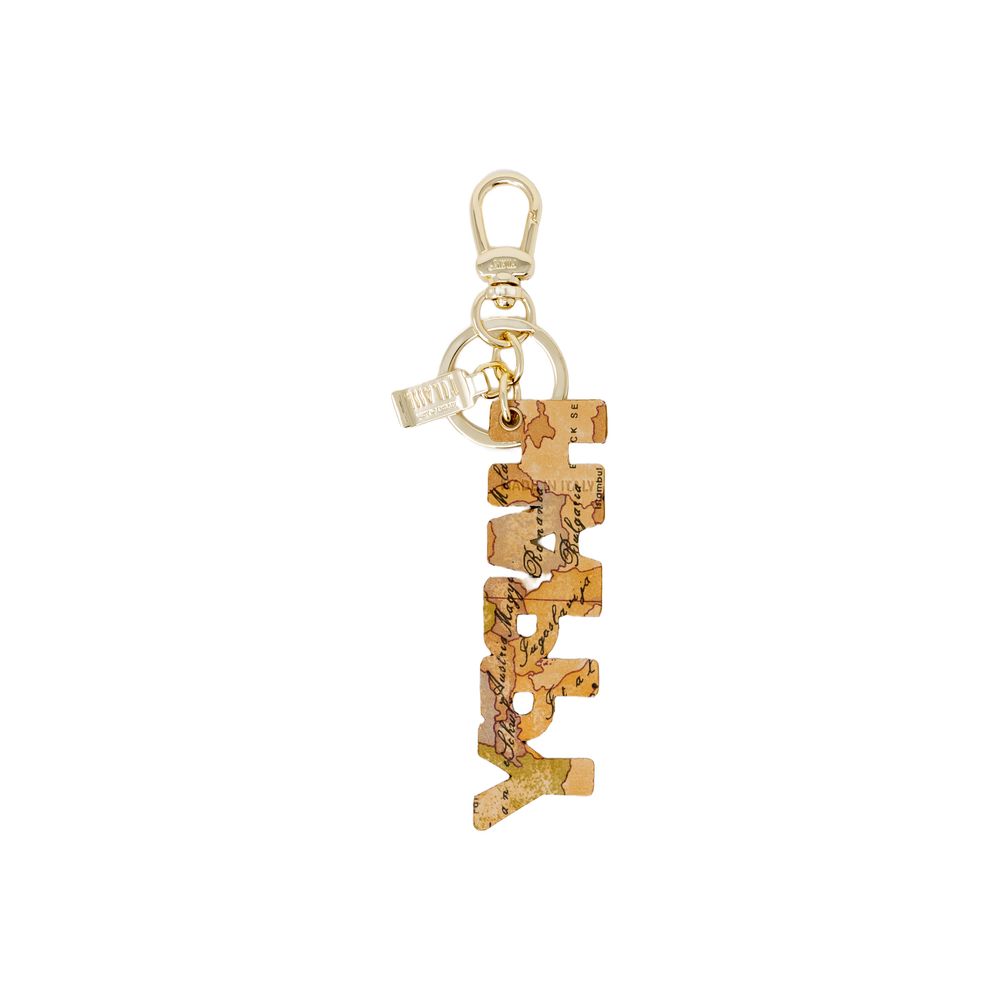 Alviero Martini Prima Classe Beige Polyester Keychain LUNESCAPE
