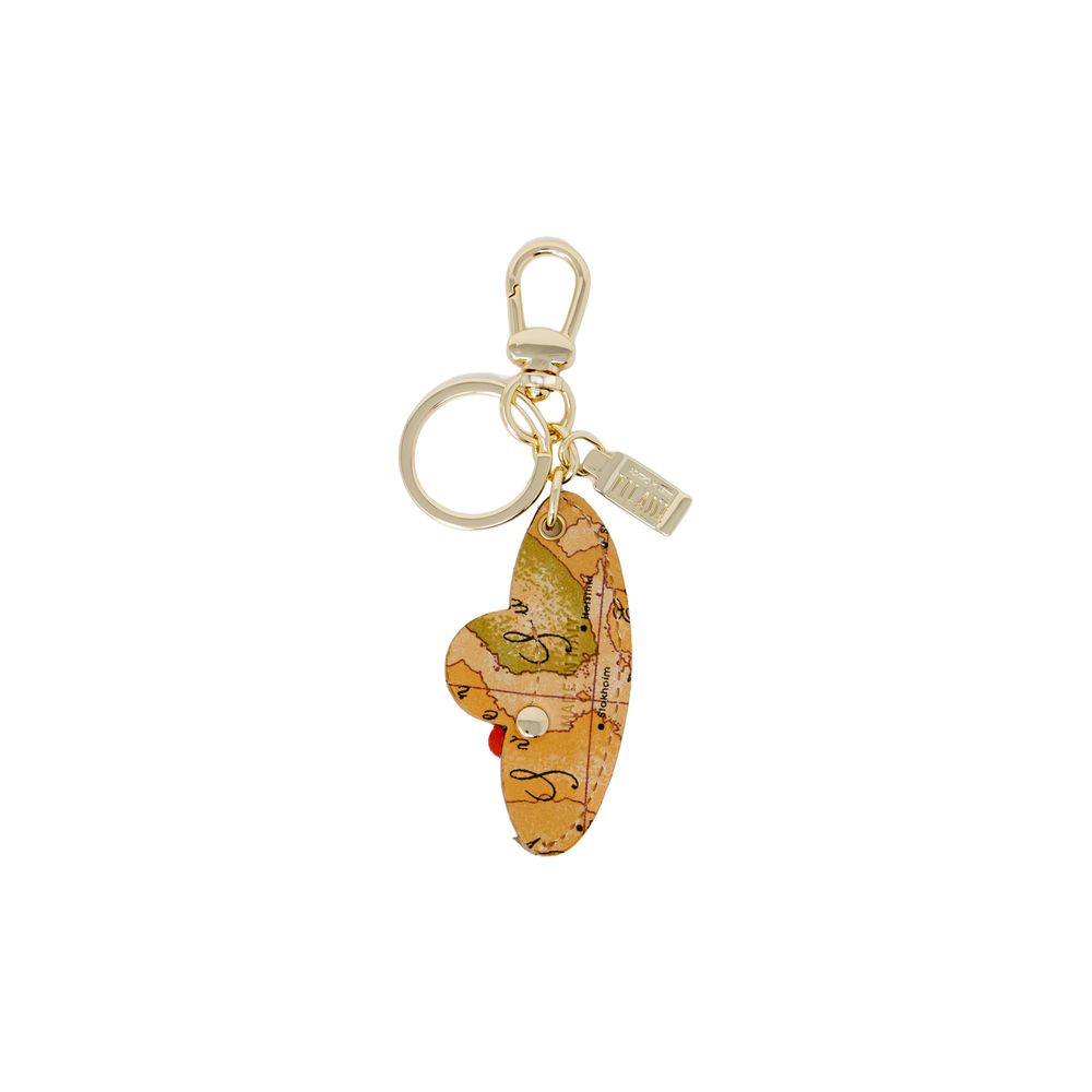 Alviero Martini Prima Classe Beige Polyester Keychain LUNESCAPE