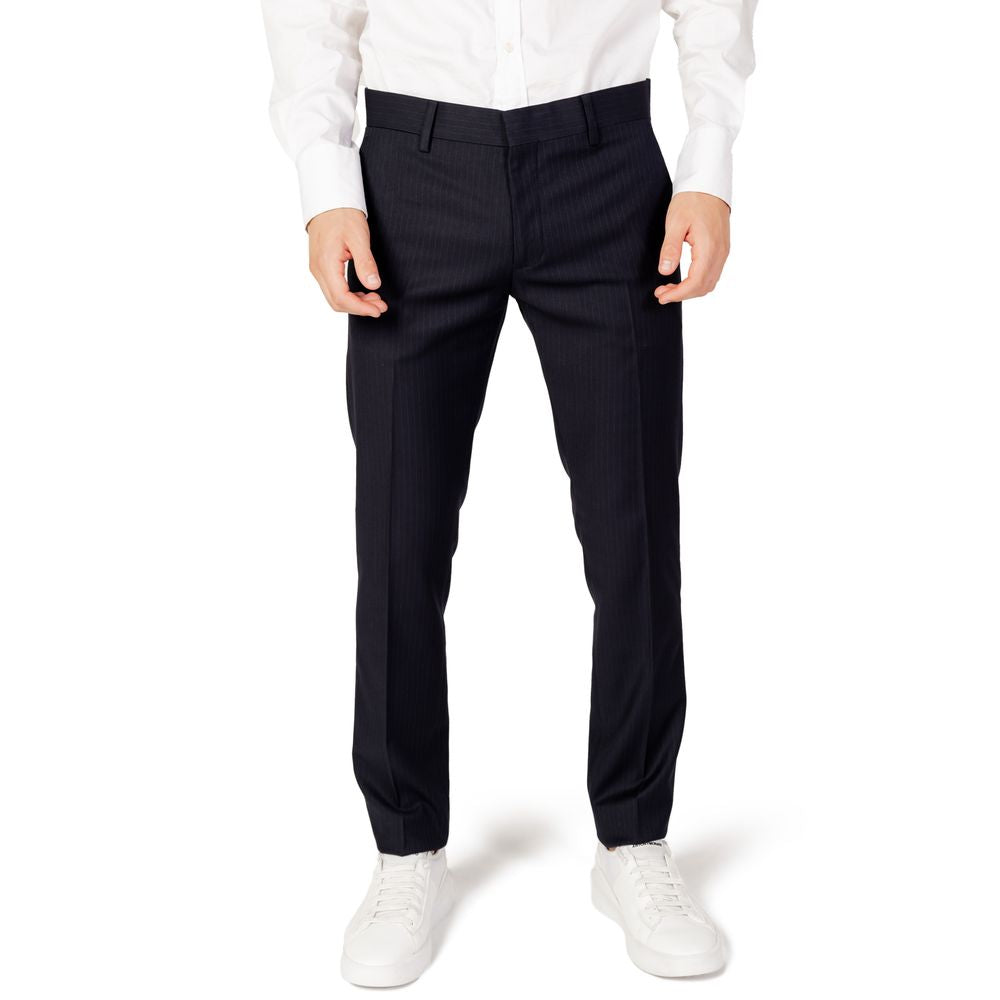 Antony Morato Blue Polyester Pant LUNESCAPE