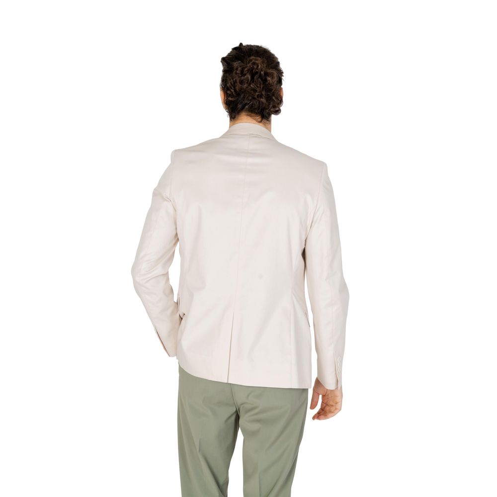 Antony Morato Cream Cotton Blazer LUNESCAPE
