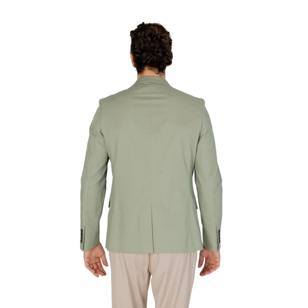 Antony Morato Green Cotton Blazer LUNESCAPE