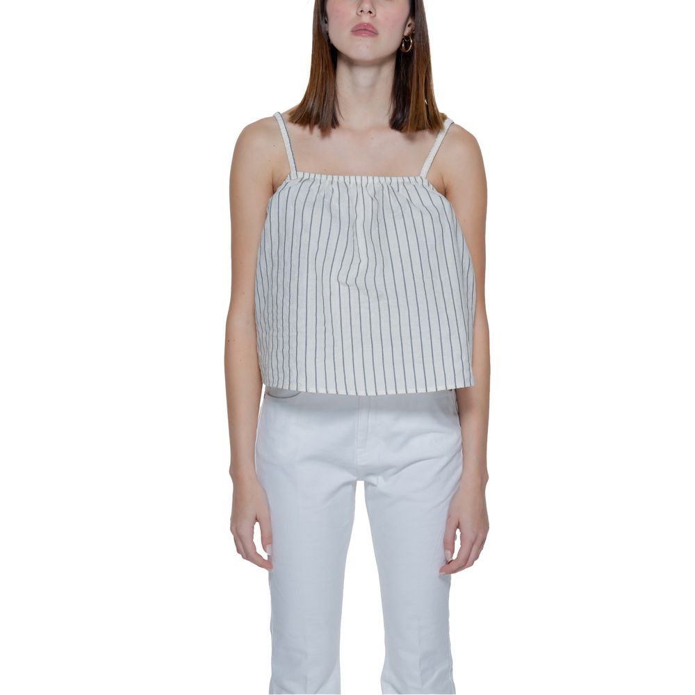 Vero Moda Beige Organic Cotton Tank Top LUNESCAPE