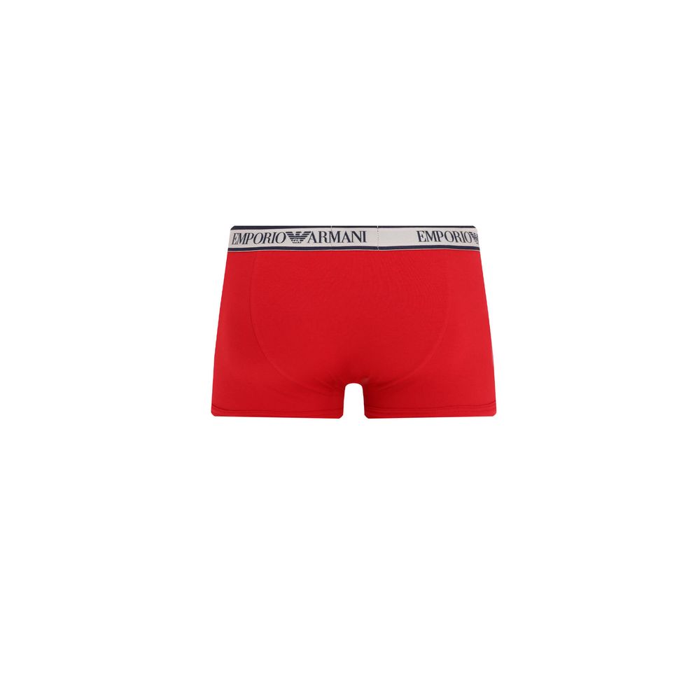 Emporio Armani Underwear Red Cotton Underwear LUNESCAPE