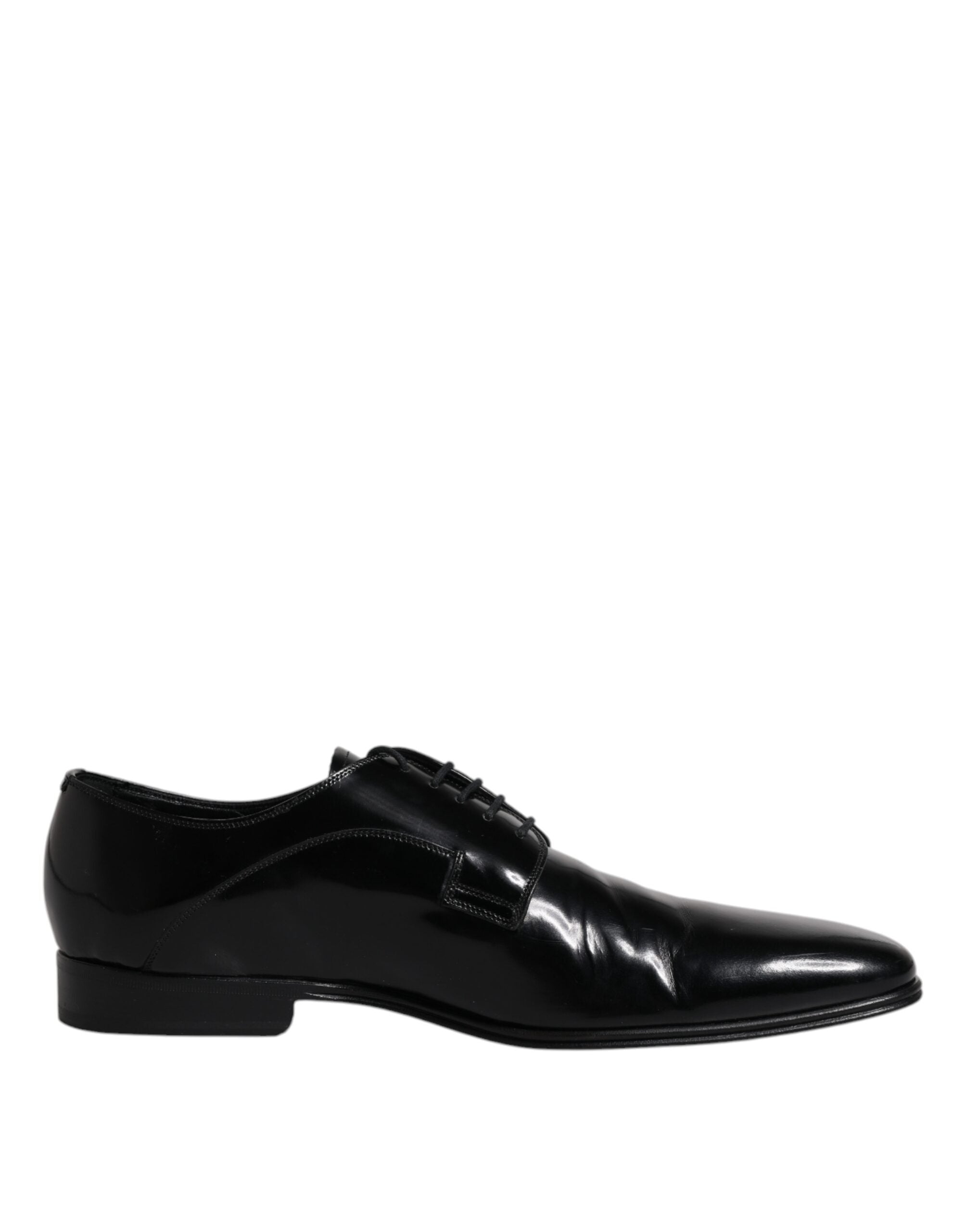 Dolce & Gabbana Black Leather Lace Up Derby Formal Shoes LUNESCAPE