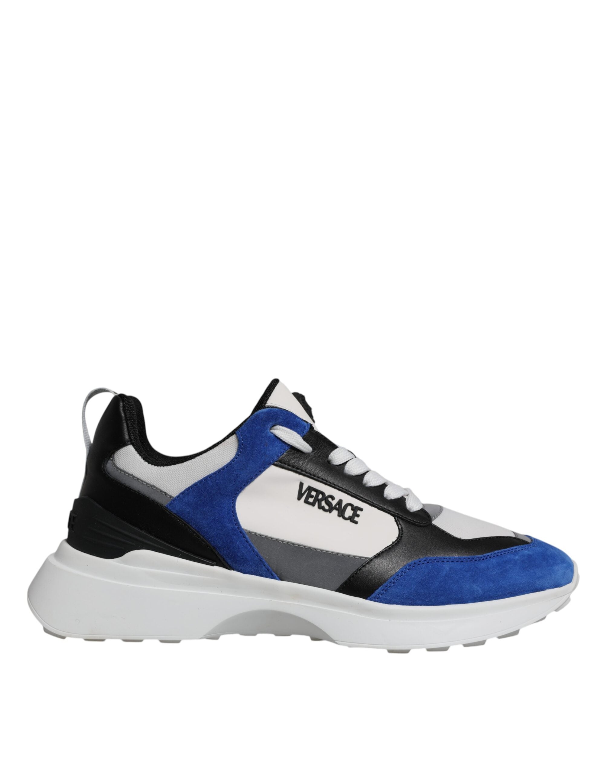 Versace Multicolor Canvas Quad Fabric Medusa Low Top Sneakers Shoes LUNESCAPE