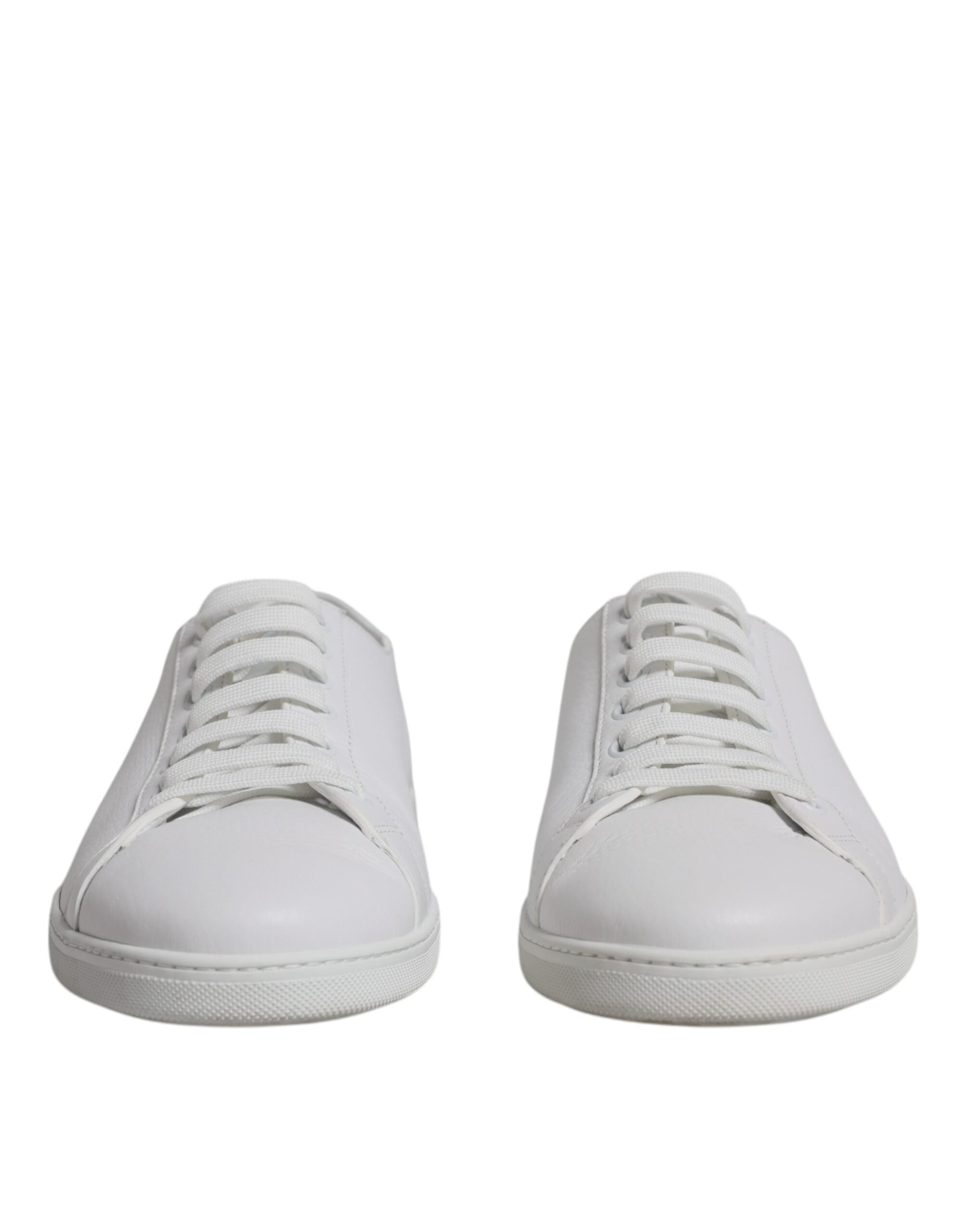 Dolce & Gabbana White Low Top Men Saint Tropez Sneakers Shoes LUNESCAPE