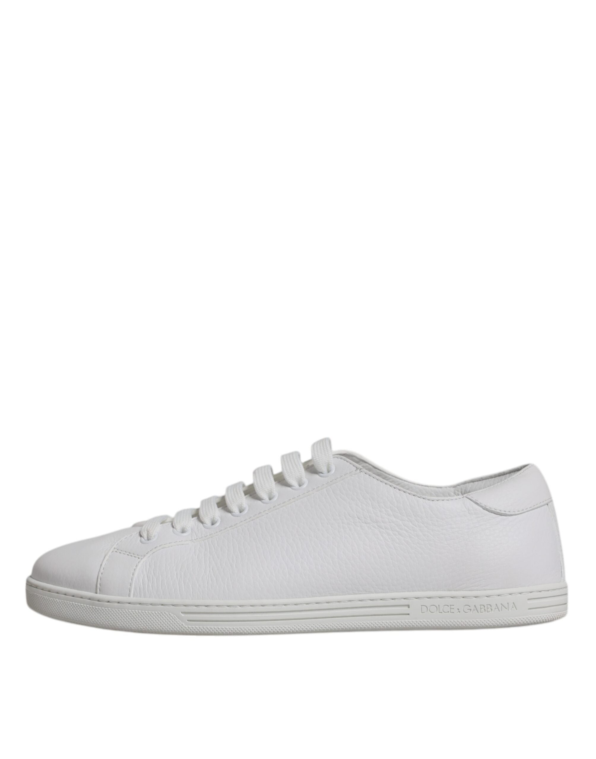 Dolce & Gabbana White Low Top Men Saint Tropez Sneakers Shoes LUNESCAPE