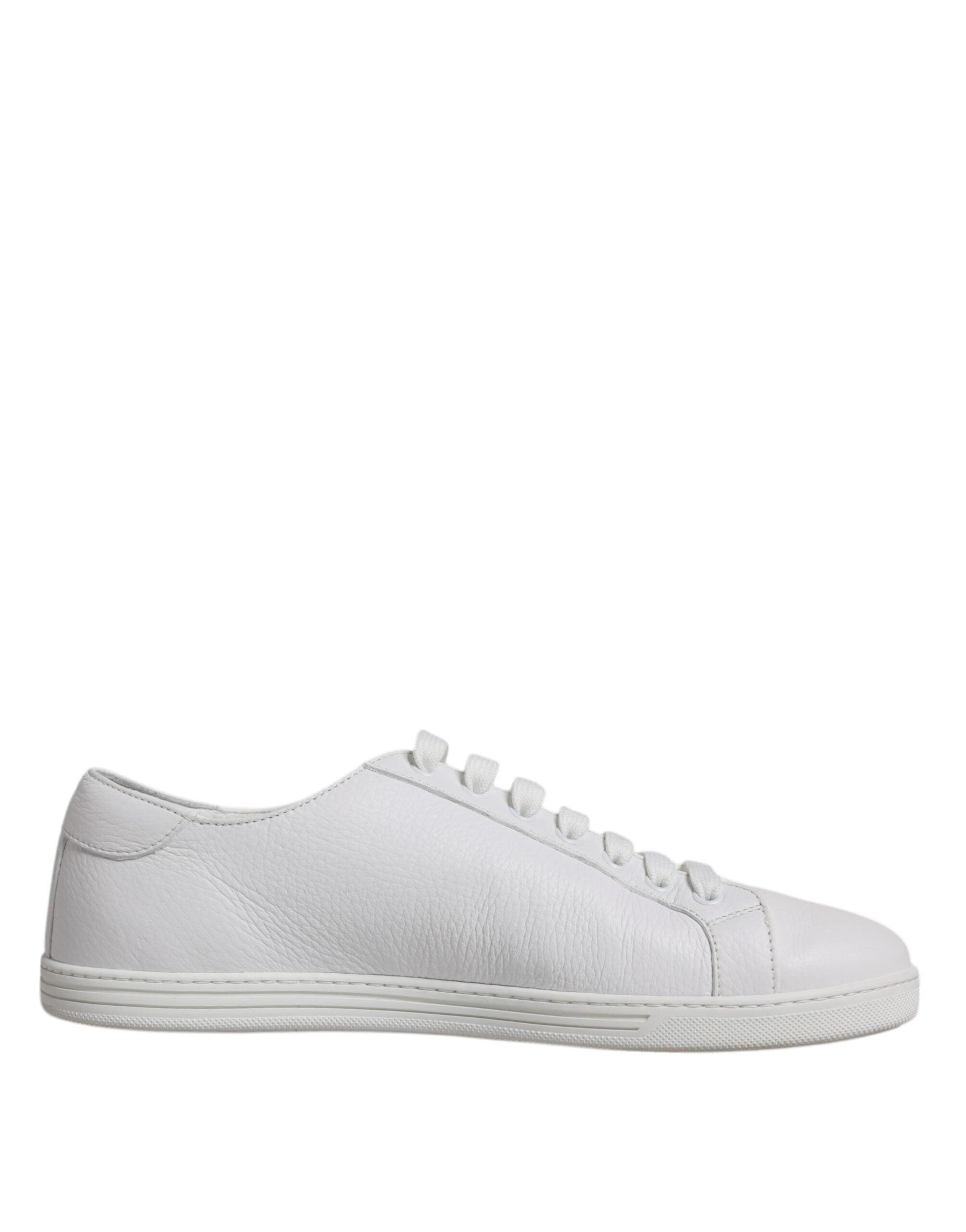 Dolce & Gabbana White Low Top Men Saint Tropez Sneakers Shoes LUNESCAPE