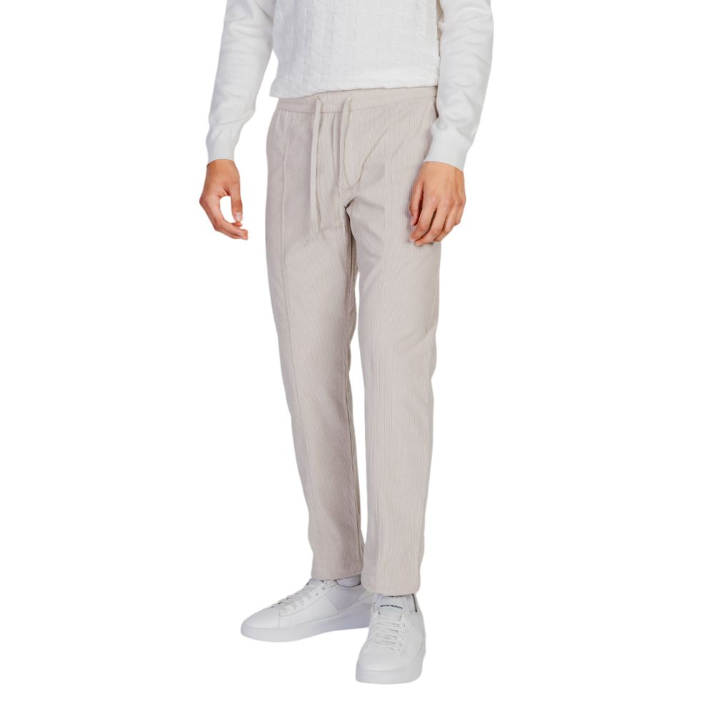 Antony Morato Beige Polyester Pant LUNESCAPE