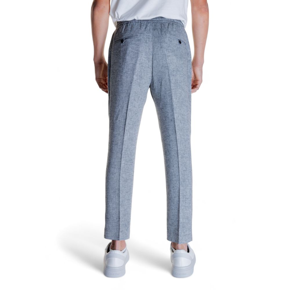 Antony Morato Black Linen Pant LUNESCAPE